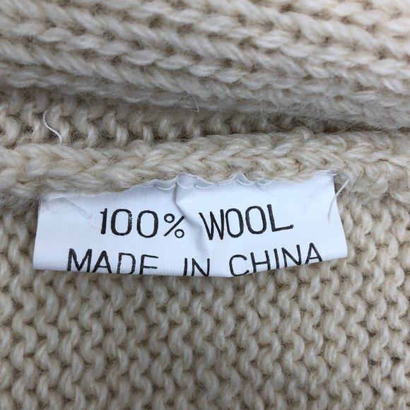 Calf of Man Wool Oversized Fisherman Sweater - Picture 10 of 10